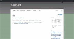 Desktop Screenshot of bloc.eurion.net