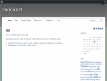 Tablet Screenshot of bloc.eurion.net
